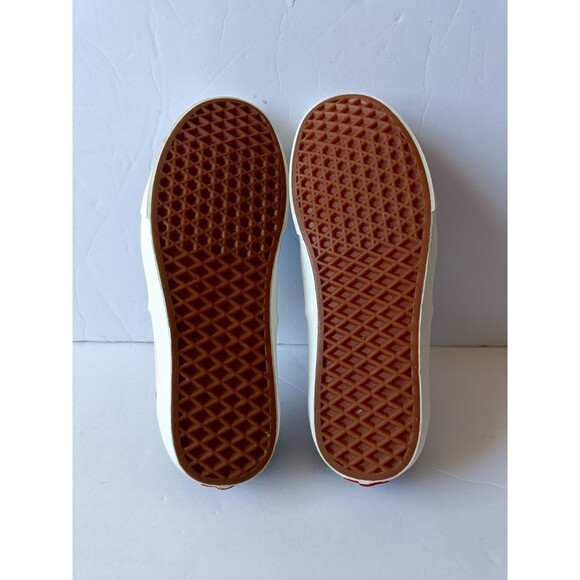 Vans Authentic Shoes Men's 9.5 Black Checkerboard Pattern Low Top Sneakers - Picture 7 of 8